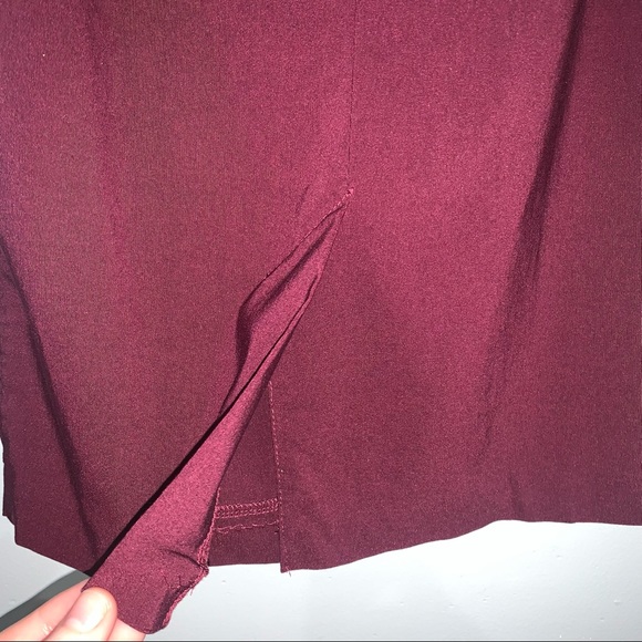 ASOS size 4 strapless burgundy dress - Picture 11 of 12